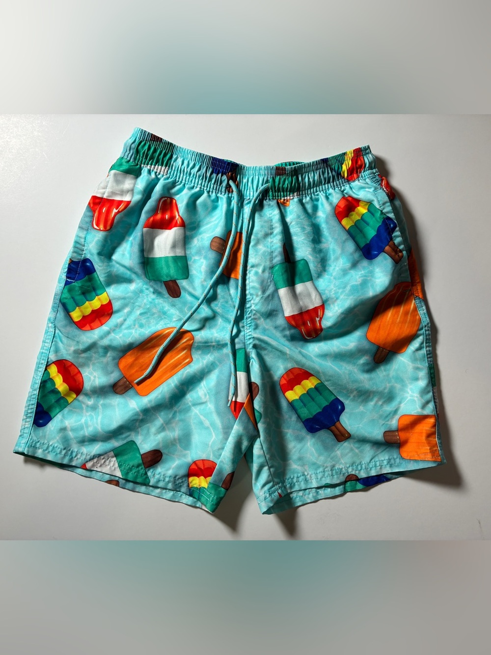 No Boundaries Popsicle Print Swim Trunks Men's Small